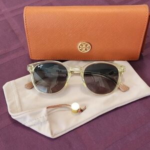 BRAND NEW Maui Jim Sunglasses With Tory Burch Case And Pouch